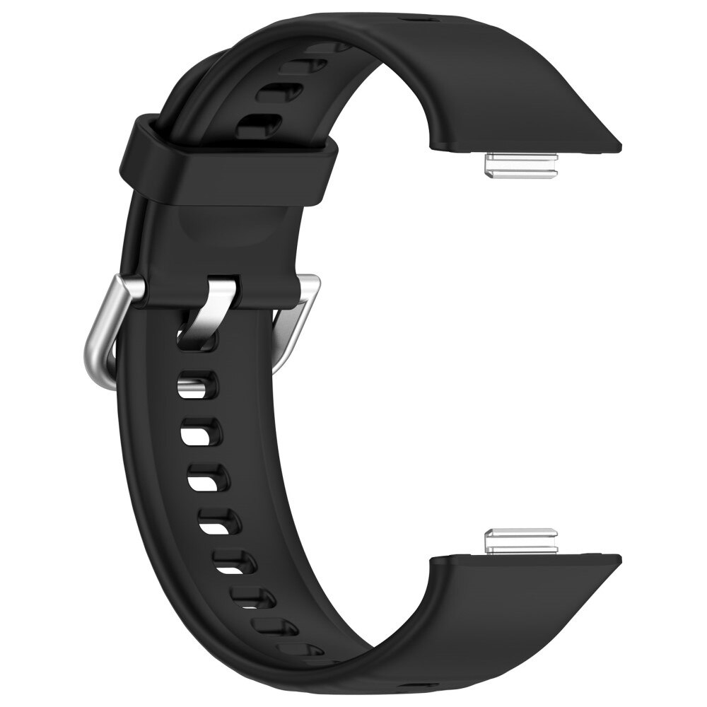 Cinturino in silicone per Huawei Watch Fit 3, nero