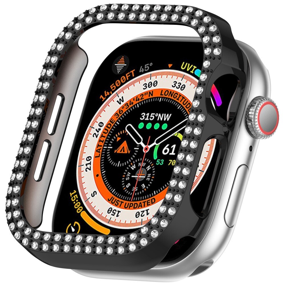 Cover Rhinestone Apple Watch Series 10 42mm nero