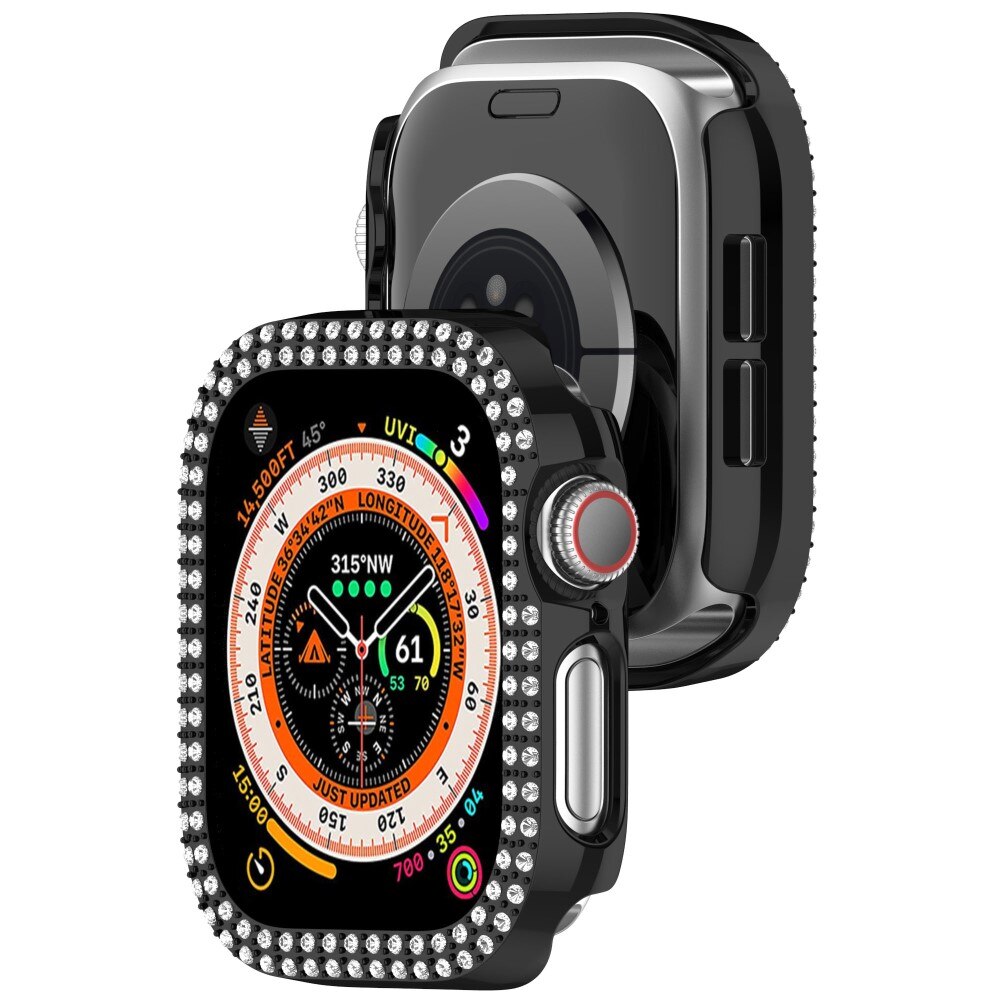 Cover Rhinestone Apple Watch Series 10 42mm nero