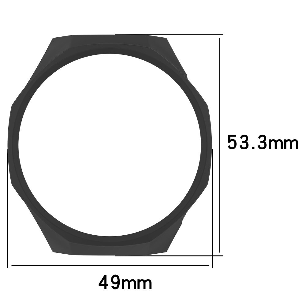 Custodia rigida Apple Watch GT 5 Pro 46mm Nero