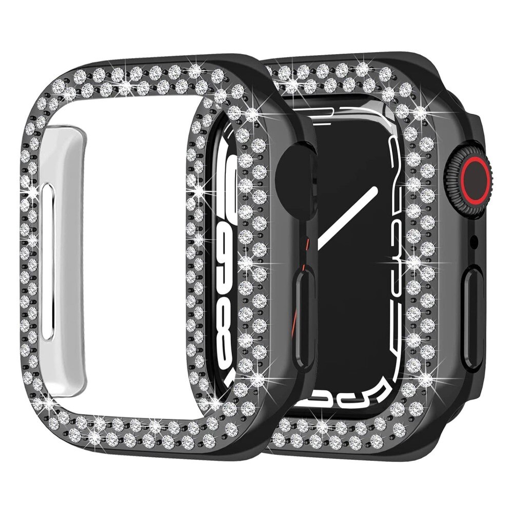 Cover Rhinestone Apple Watch SE 44mm nero