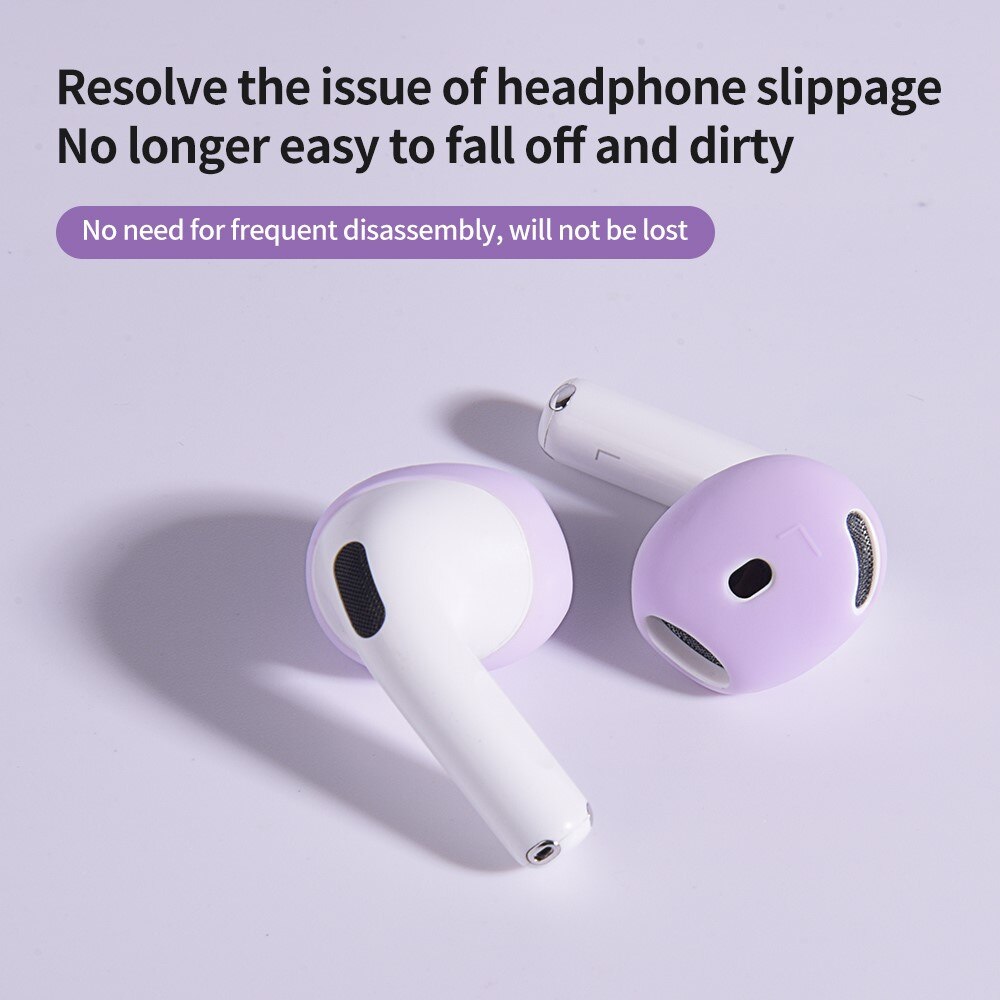 Earpads Silicone Apple AirPods 4 nero