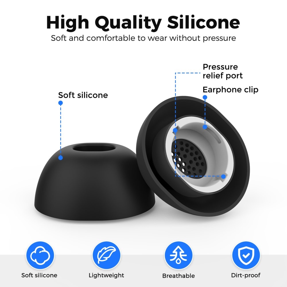 Ear Tips (3-pack) Samsung Galaxy Buds 3 Pro nero