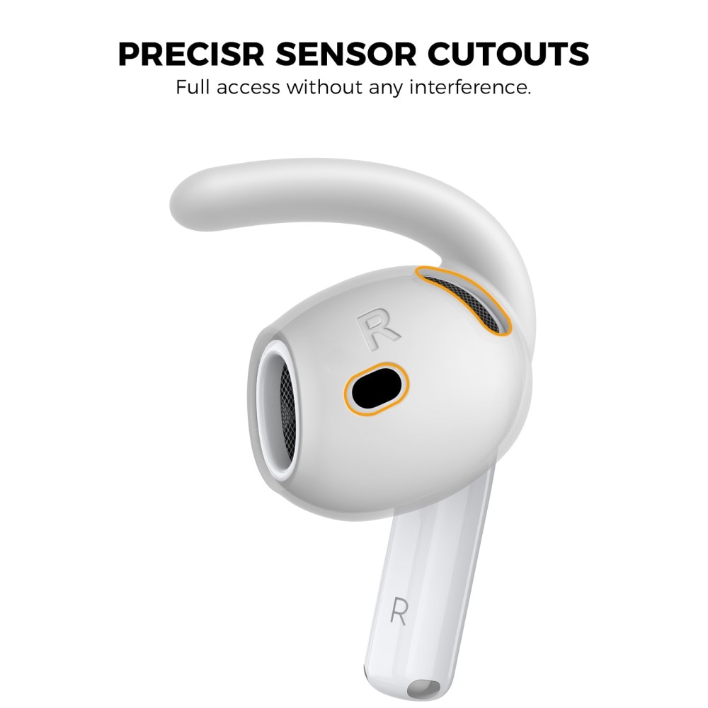 Sport Earhooks Apple AirPods 4 bianco