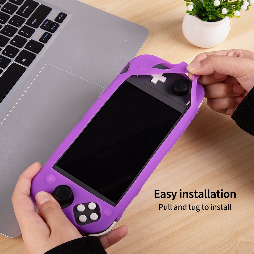 Cover in silicone Nintendo Switch Lite, nero