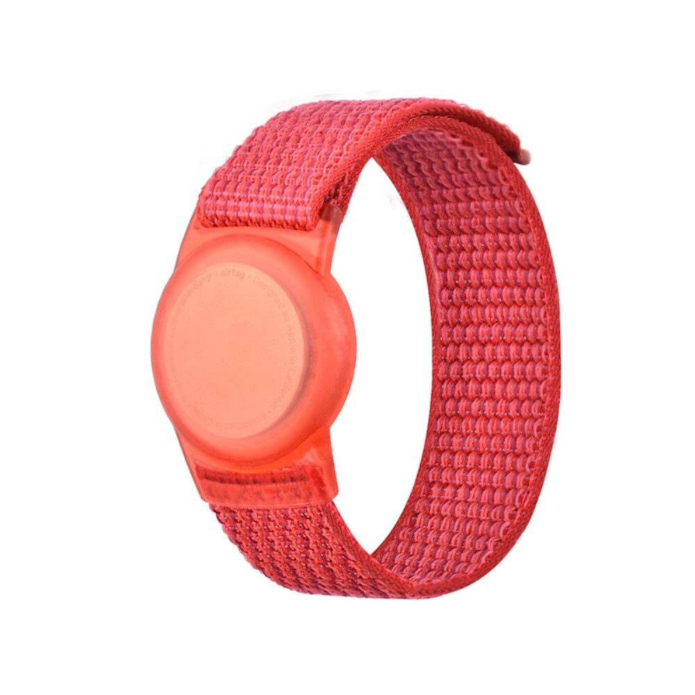 Cinturino in nylon per bambini Apple AirTag, rosso