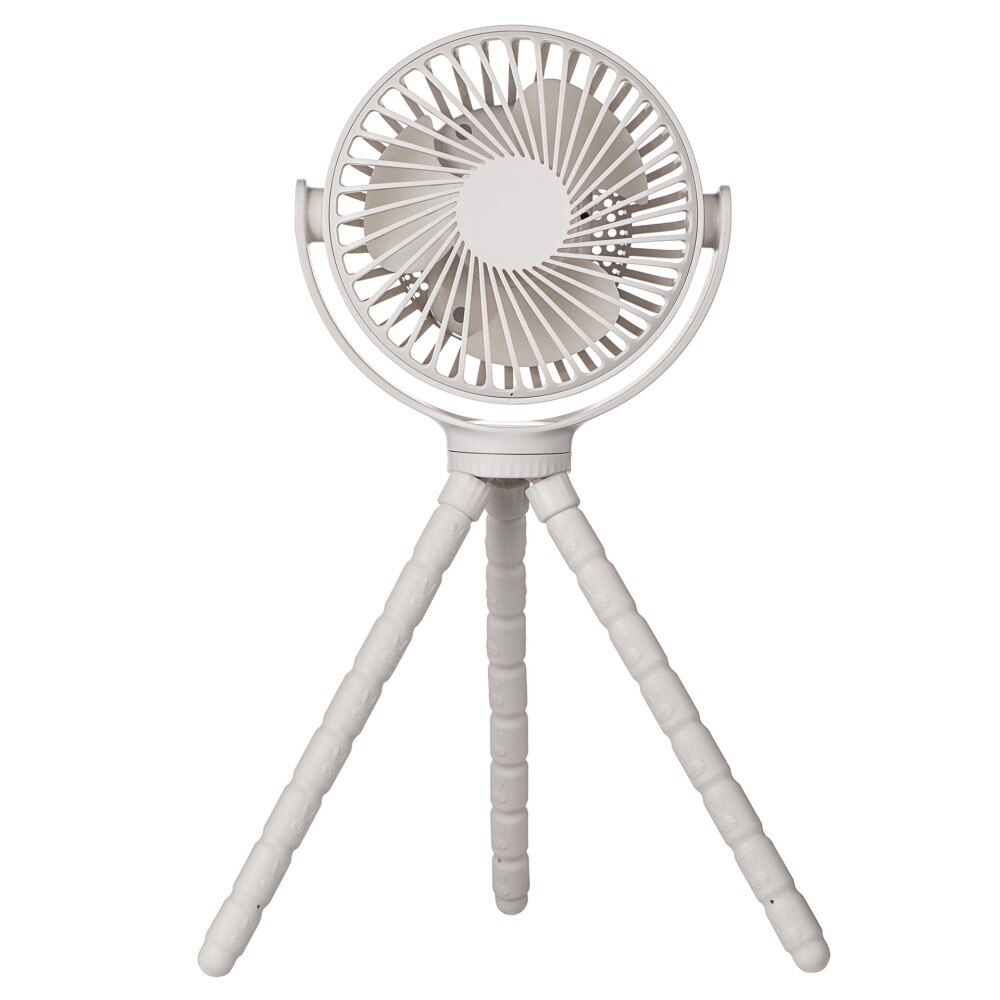 Ventilatore portatile con gambe flessibili, Bianco