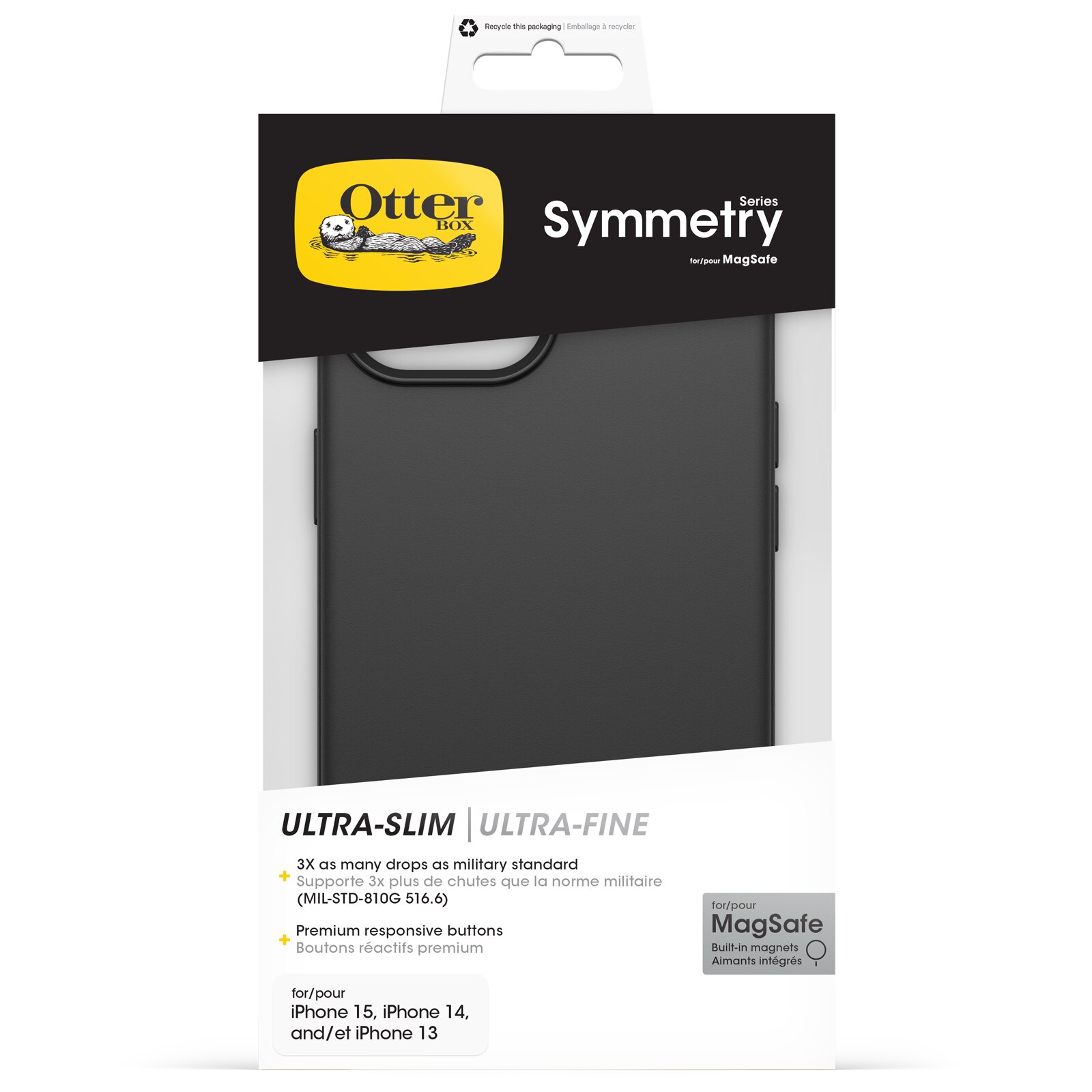 Cover Symmetry Plus MagSafe iPhone 15 Black