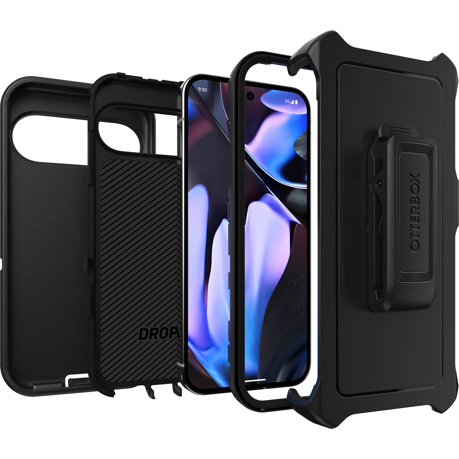 Cover Defender Google Pixel 9 Pro XL nero