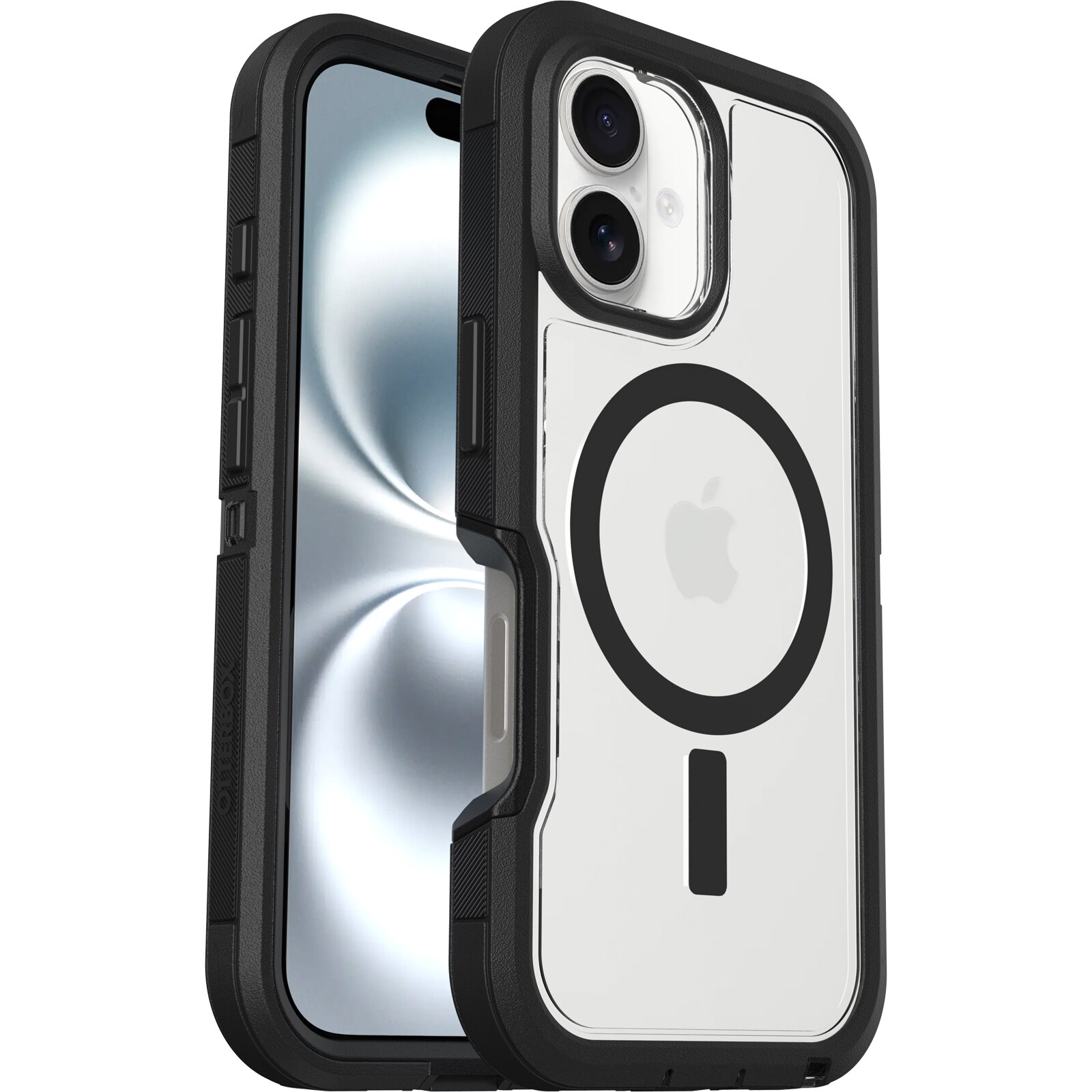 Cover Defender XT iPhone 16 Clear/Black