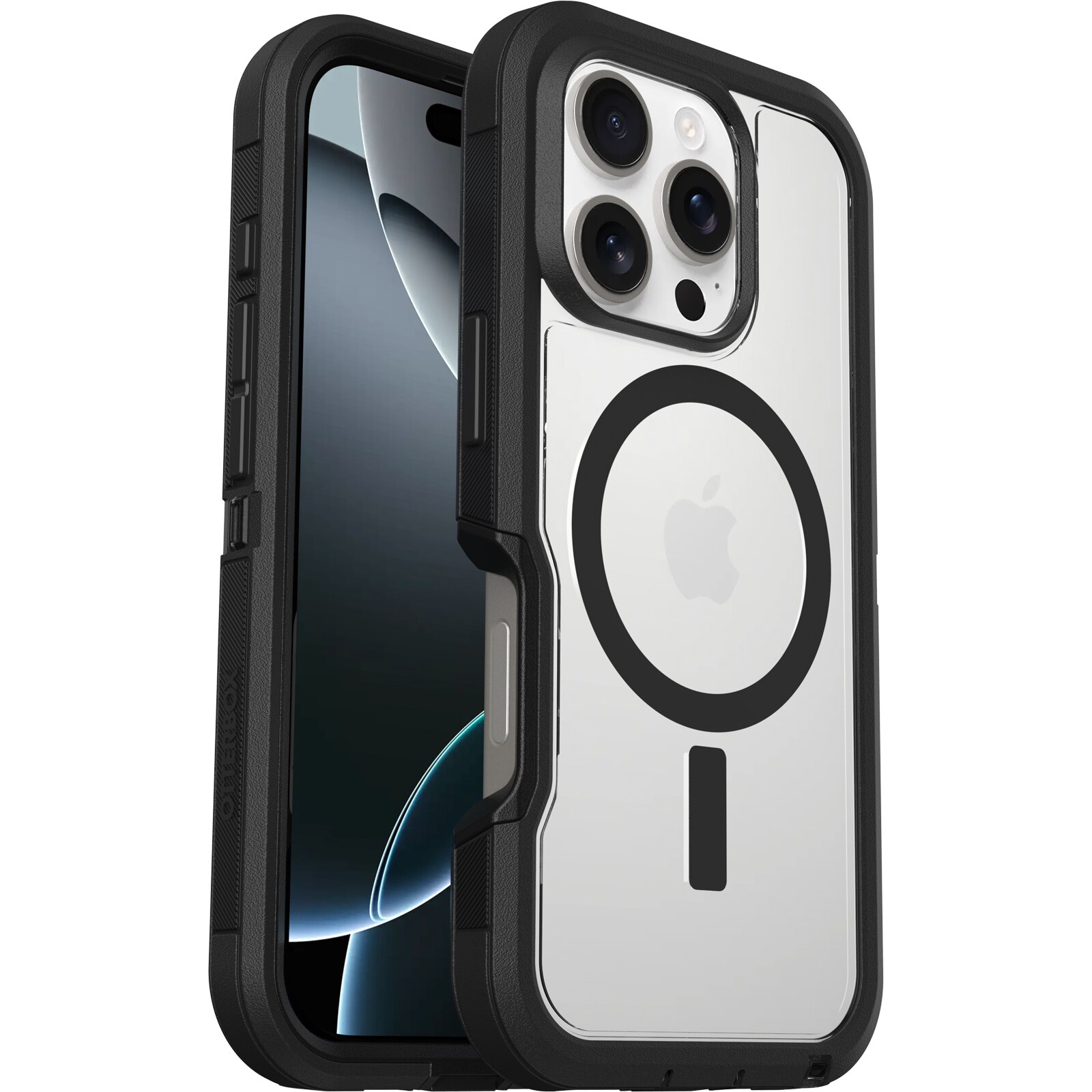 Cover Defender XT iPhone 16 Pro Clear/Black