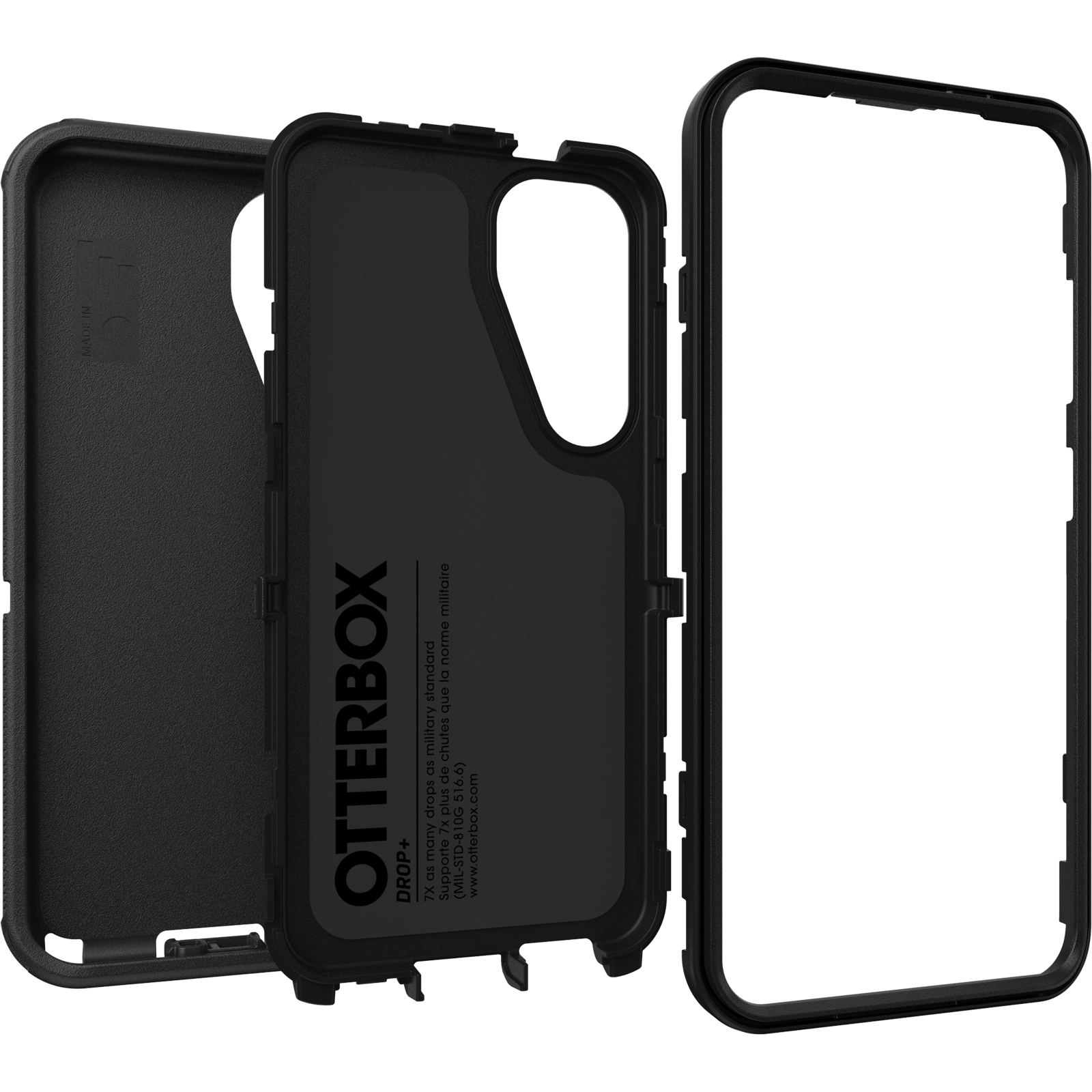 Cover Defender Samsung Galaxy S25 nero