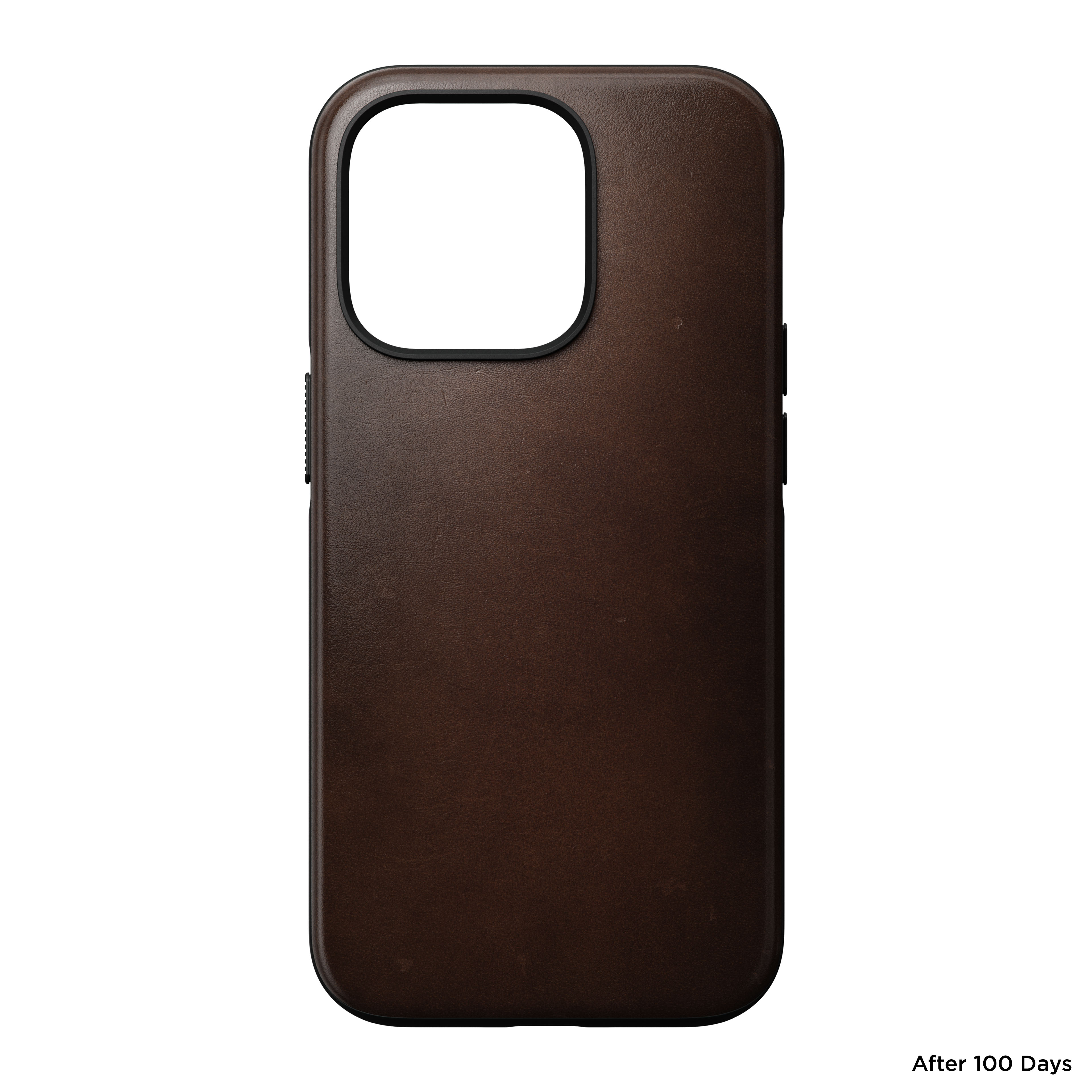 Cover Modern Leather iPhone 14 Pro Brown