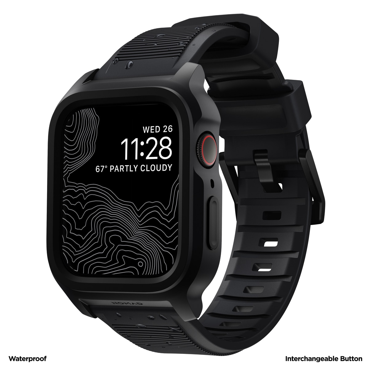 Rugged Case Apple Watch 45mm Series 7 Black