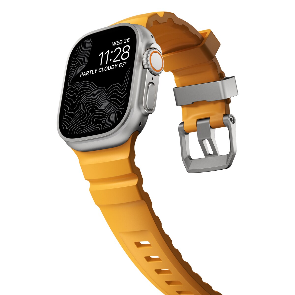 Rocky Point Band Apple Watch Series 8 45mm Sol (Natural Hardware)