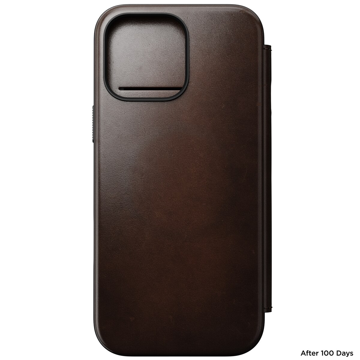 Modern Horween Leather Folio MagSafe iPhone 16 Pro Max Rustic Brown