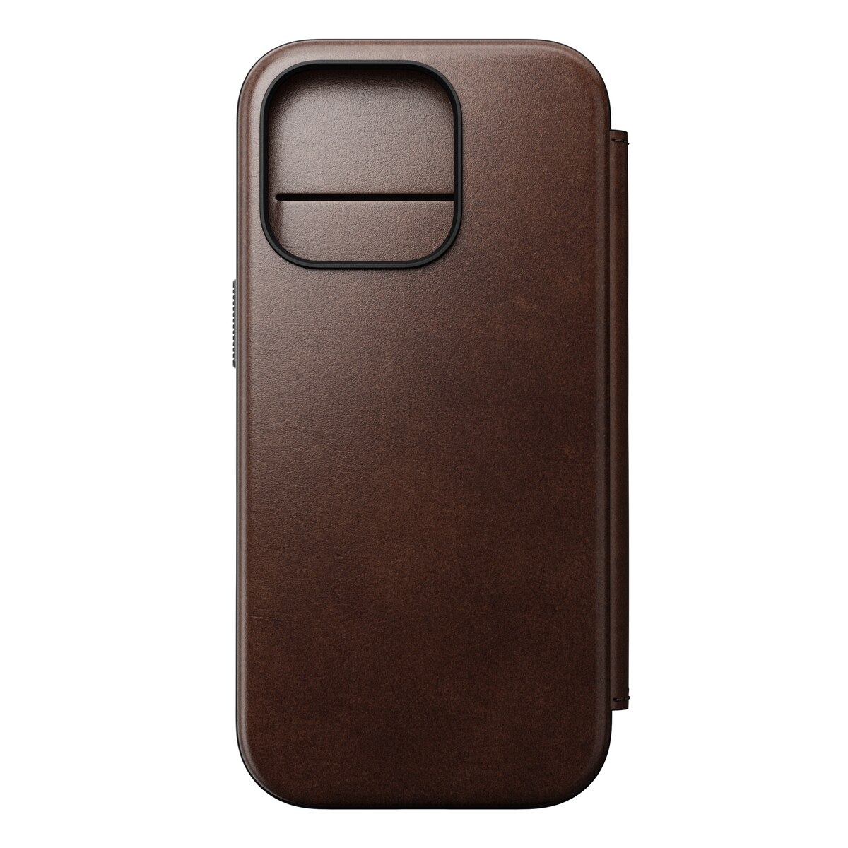 Modern Horween Leather Folio MagSafe iPhone 16 Pro Rustic Brown