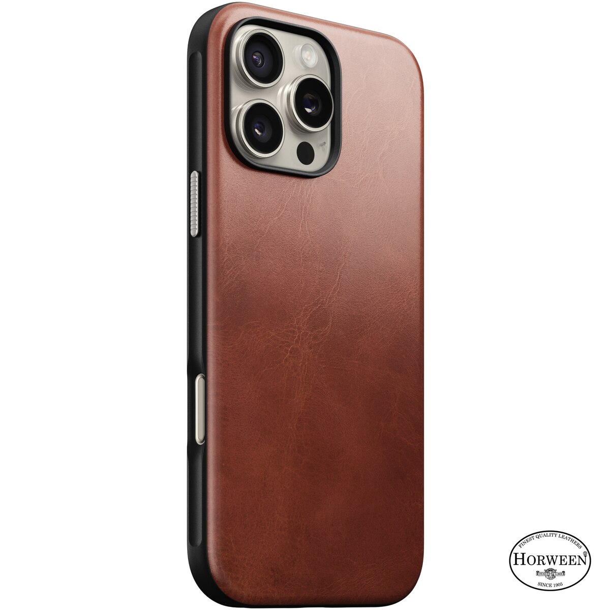 Cover Modern Case Horween Leather MagSafe iPhone 16 Pro Max Olde Dublin