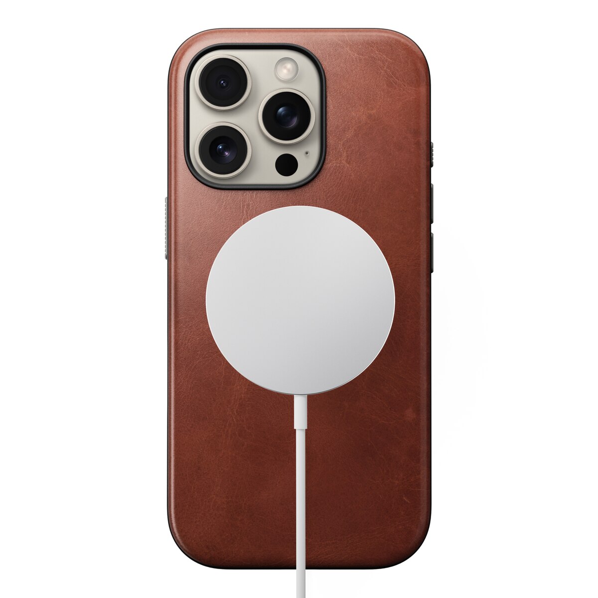 Cover Modern Case Horween Leather MagSafe iPhone 16 Pro Olde Dublin