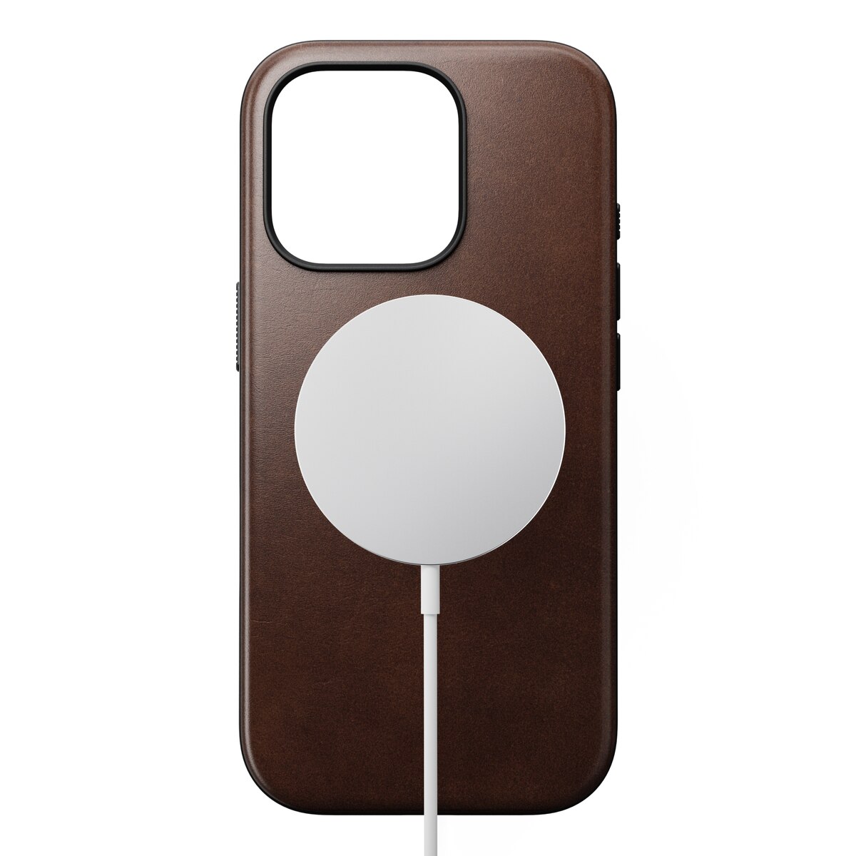 Cover Modern Case Horween Leather MagSafe iPhone 16 Pro Rustic Brown