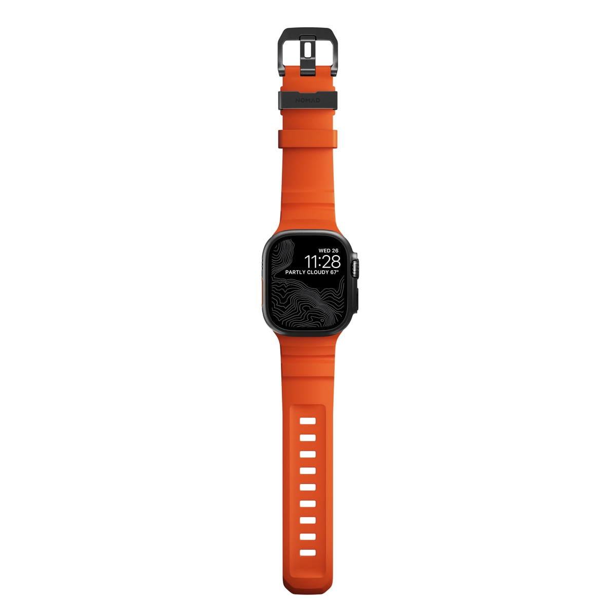 Rocky Point Band Apple Watch Series 10 46mm Magma (Black Hardware) - Limited edition