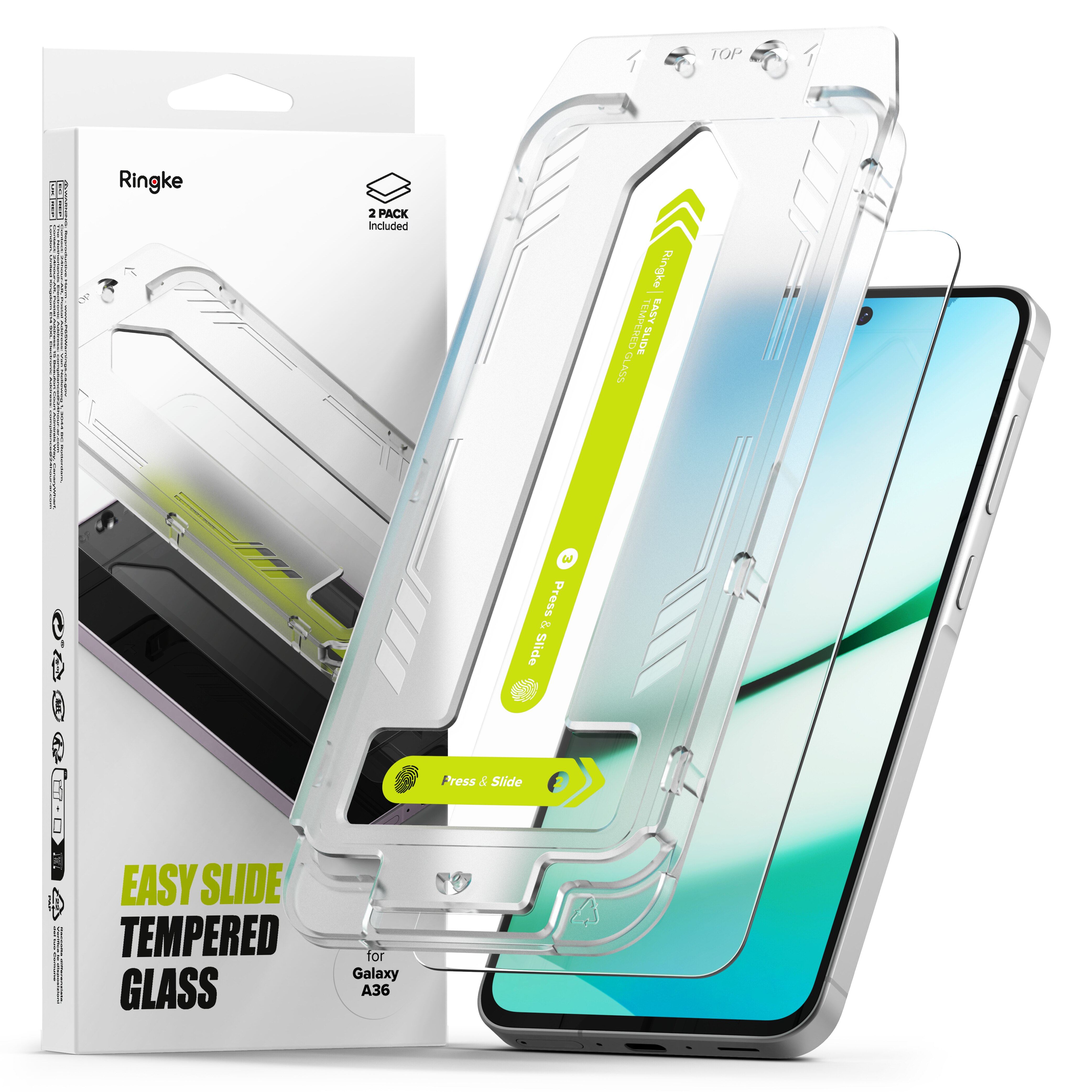 Easy Slide Glass (2 pezzi) Samsung Galaxy A36