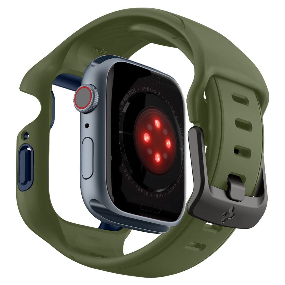 Cover Liquid Air Pro Apple Watch 45mm Series 8 Moss Green