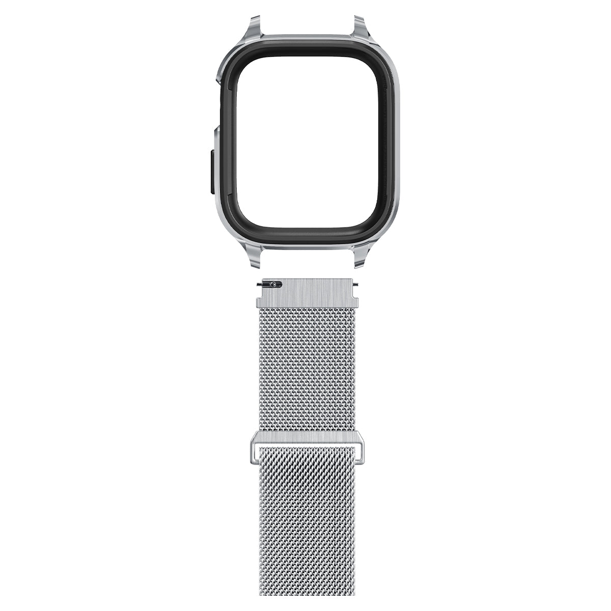 Cover Metal Fit Pro Apple Watch 45mm Series 7 Silver