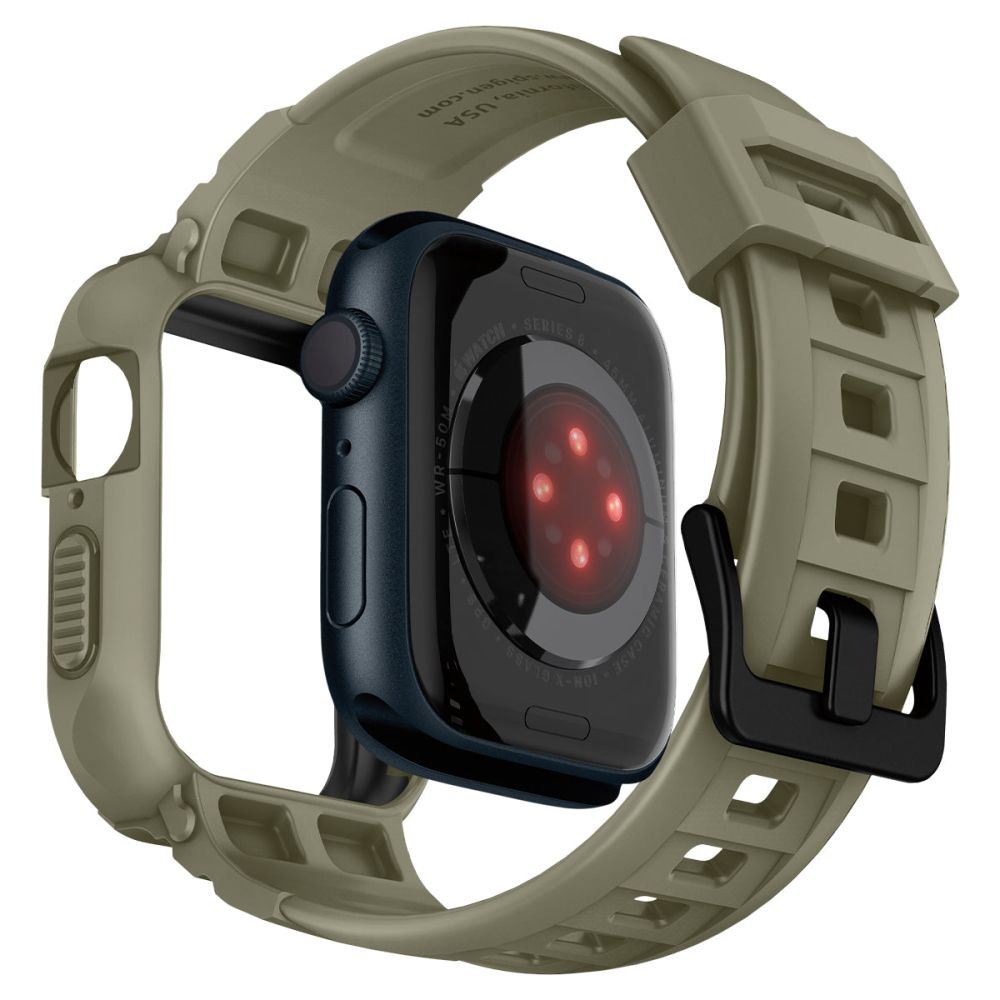 Cover Rugged Armor Pro Apple Watch SE 44mm Vintage Khaki