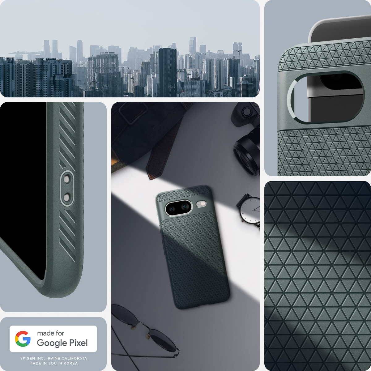 Cover Liquid Air Google Pixel 8 Abyss Green