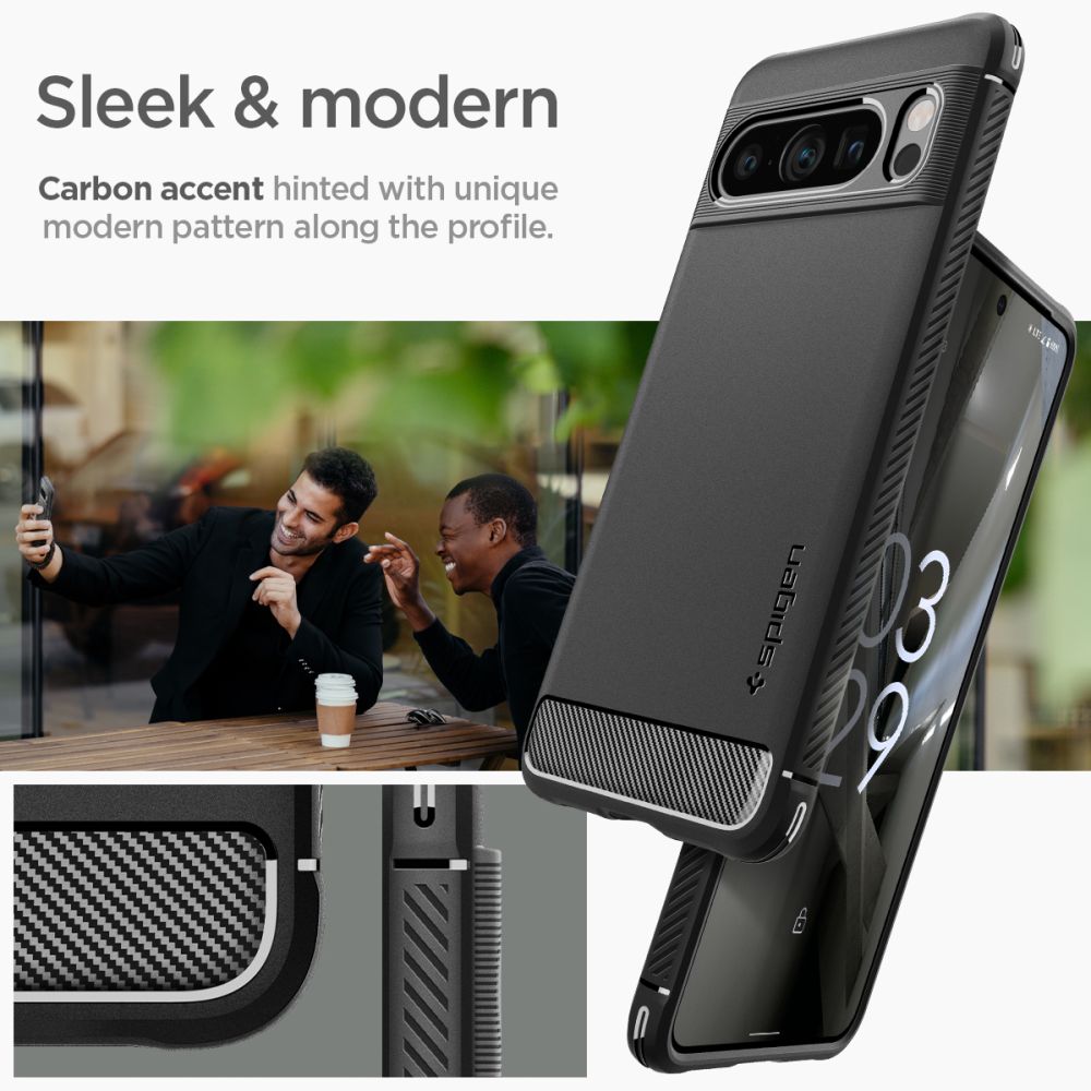 Case Rugged Armor Google Pixel 8 Pro Black