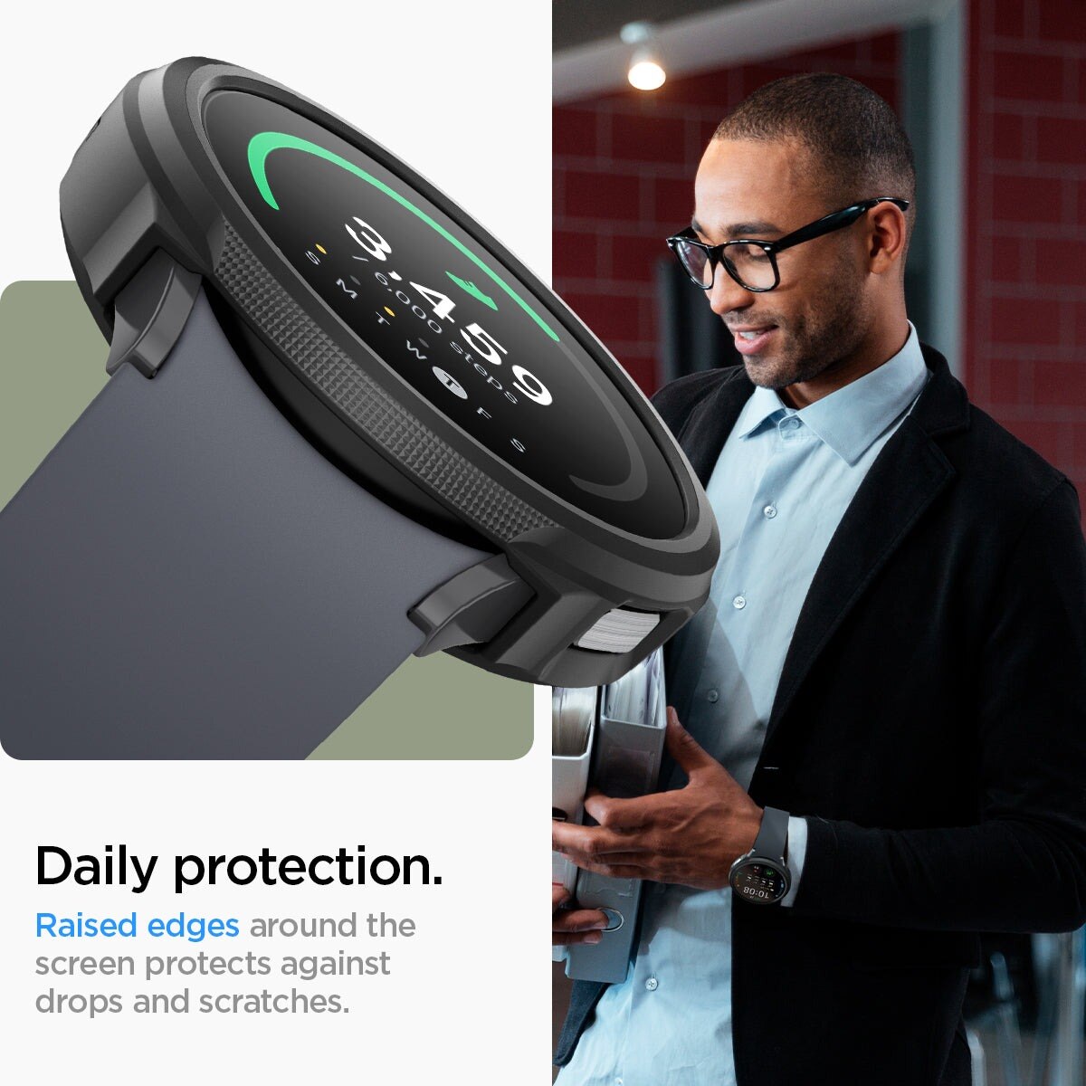 Cover Liquid Air Samsung Galaxy Watch 6 40mm nero