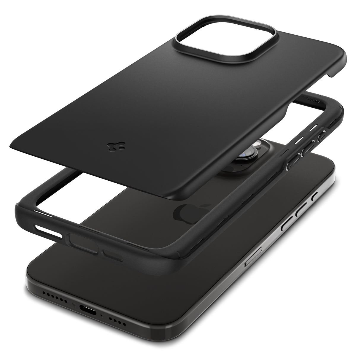 Cover Thin Fit iPhone 15 Pro Max Black