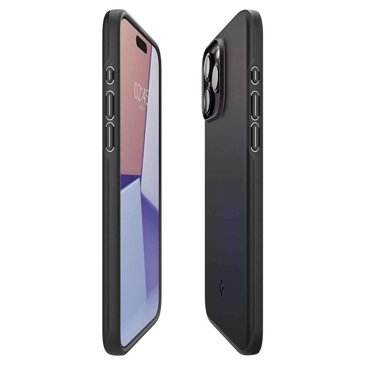 Cover Thin Fit iPhone 15 Pro Max Black