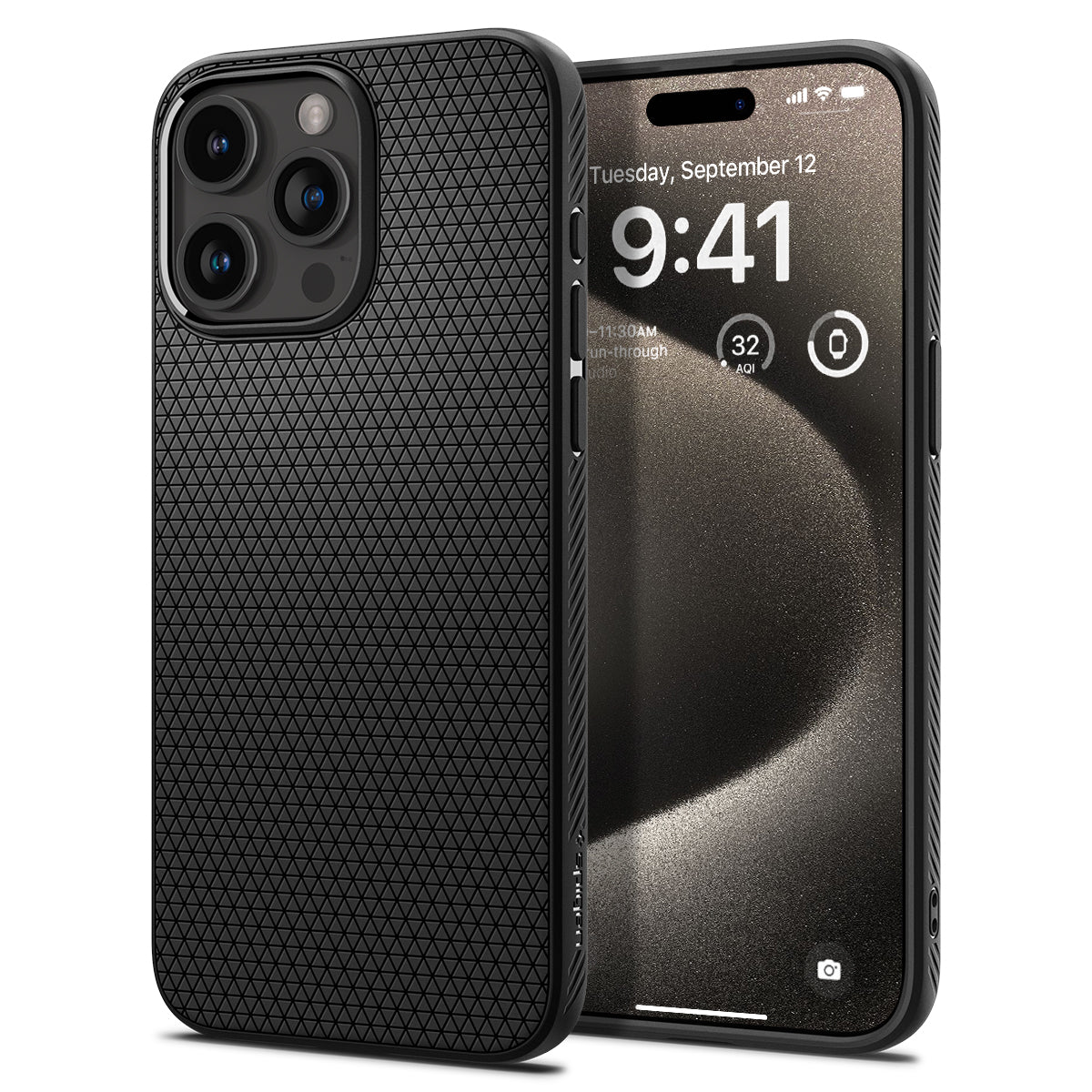 Cover Liquid Air iPhone 15 Pro Max Black