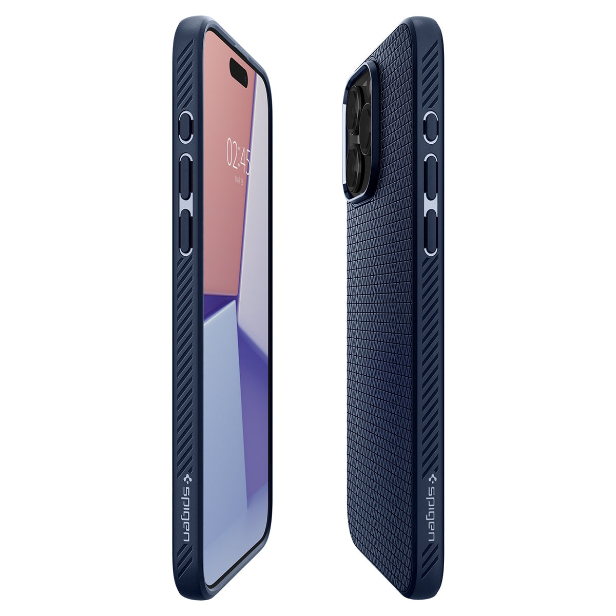 Cover Liquid Air iPhone 15 Pro Navy Blue