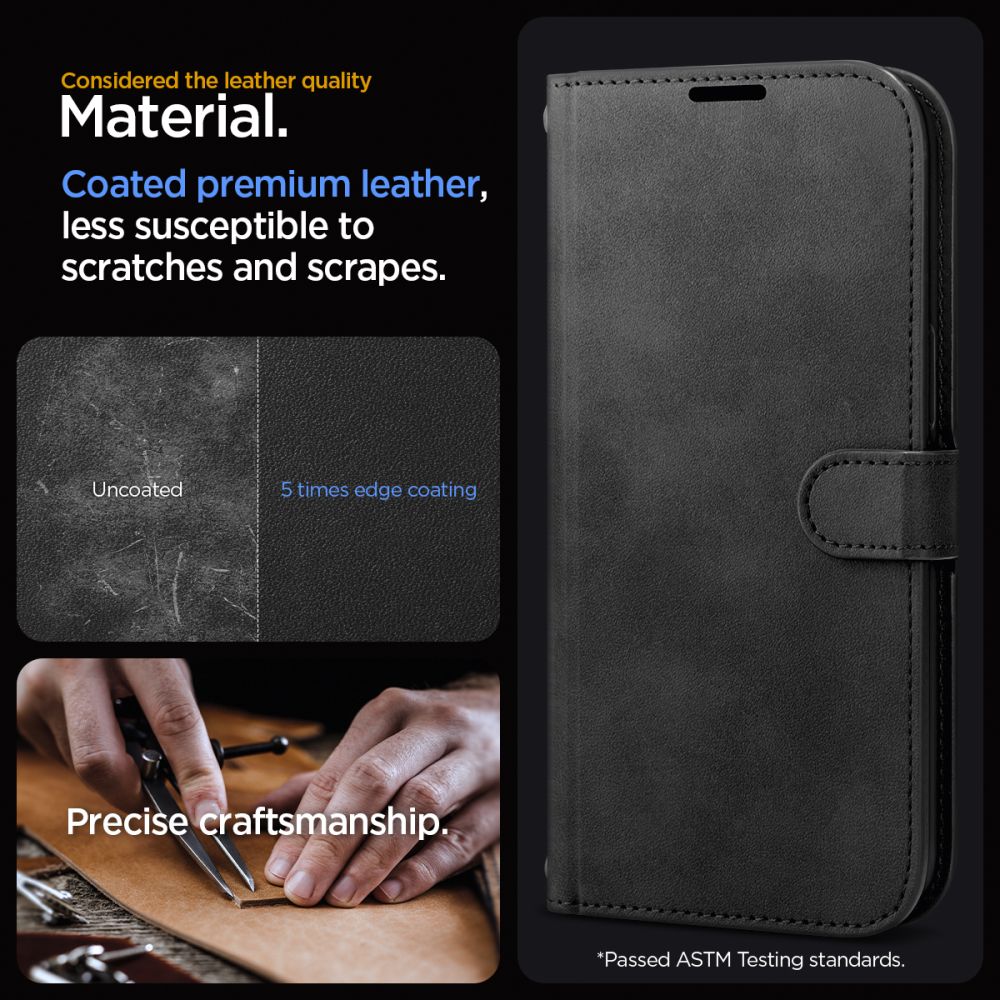 Custodia Wallet S Pro iPhone 15 Pro Black