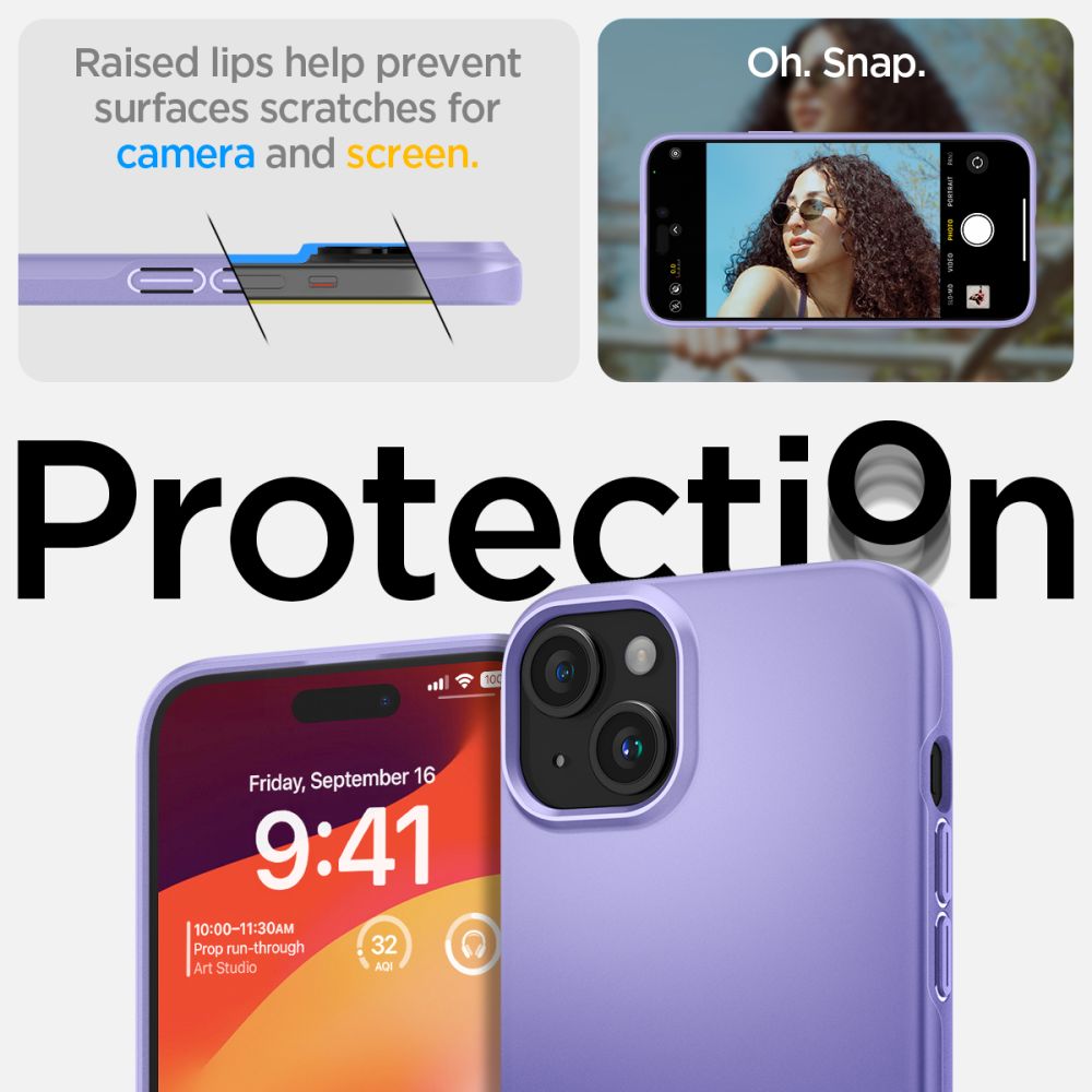 Cover Thin Fit iPhone 15 Iris Purple