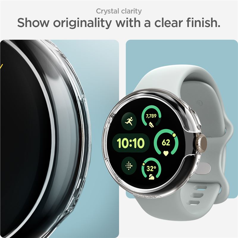 Cover Thin Fit Google Pixel Watch 3 41mm Crystal Clear