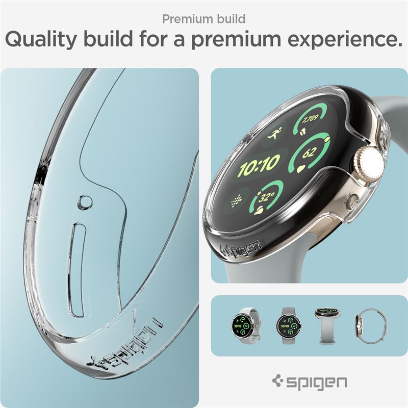 Cover Thin Fit Google Pixel Watch 3 41mm Crystal Clear