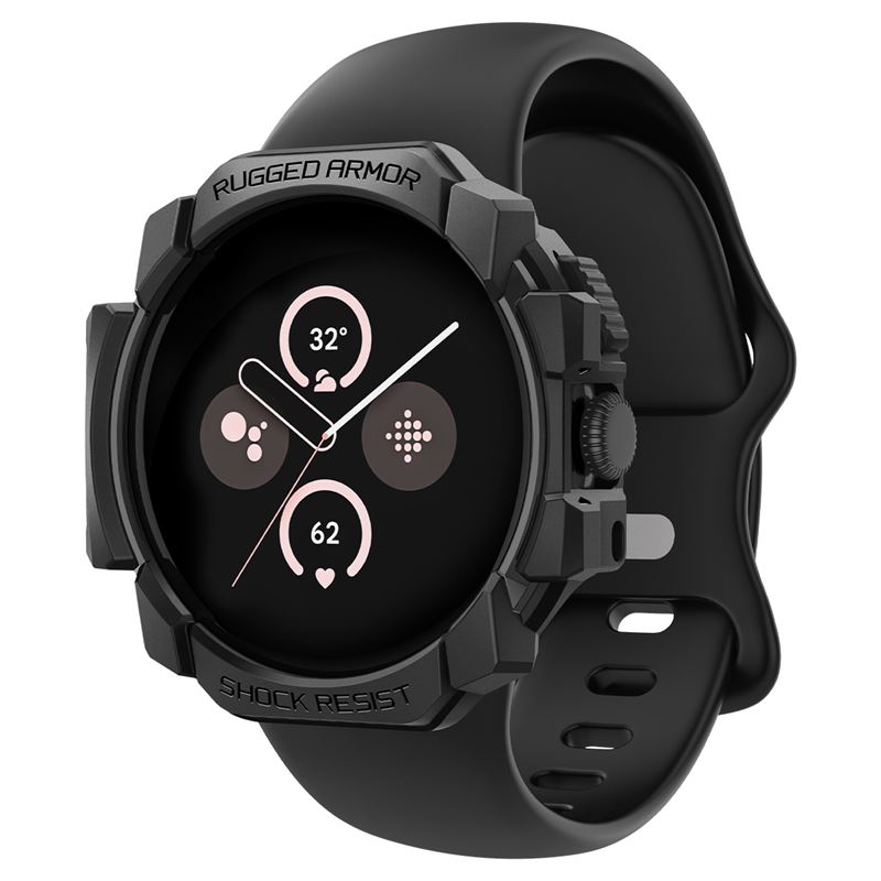 Case Rugged Armor Google Pixel Watch 2 Black