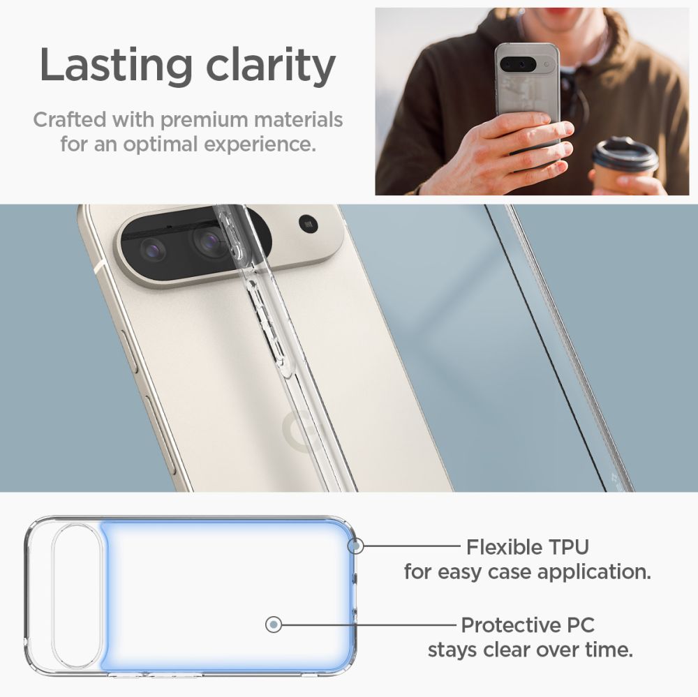 Cover Ultra Hybrid Google Pixel 9 Crystal Clear