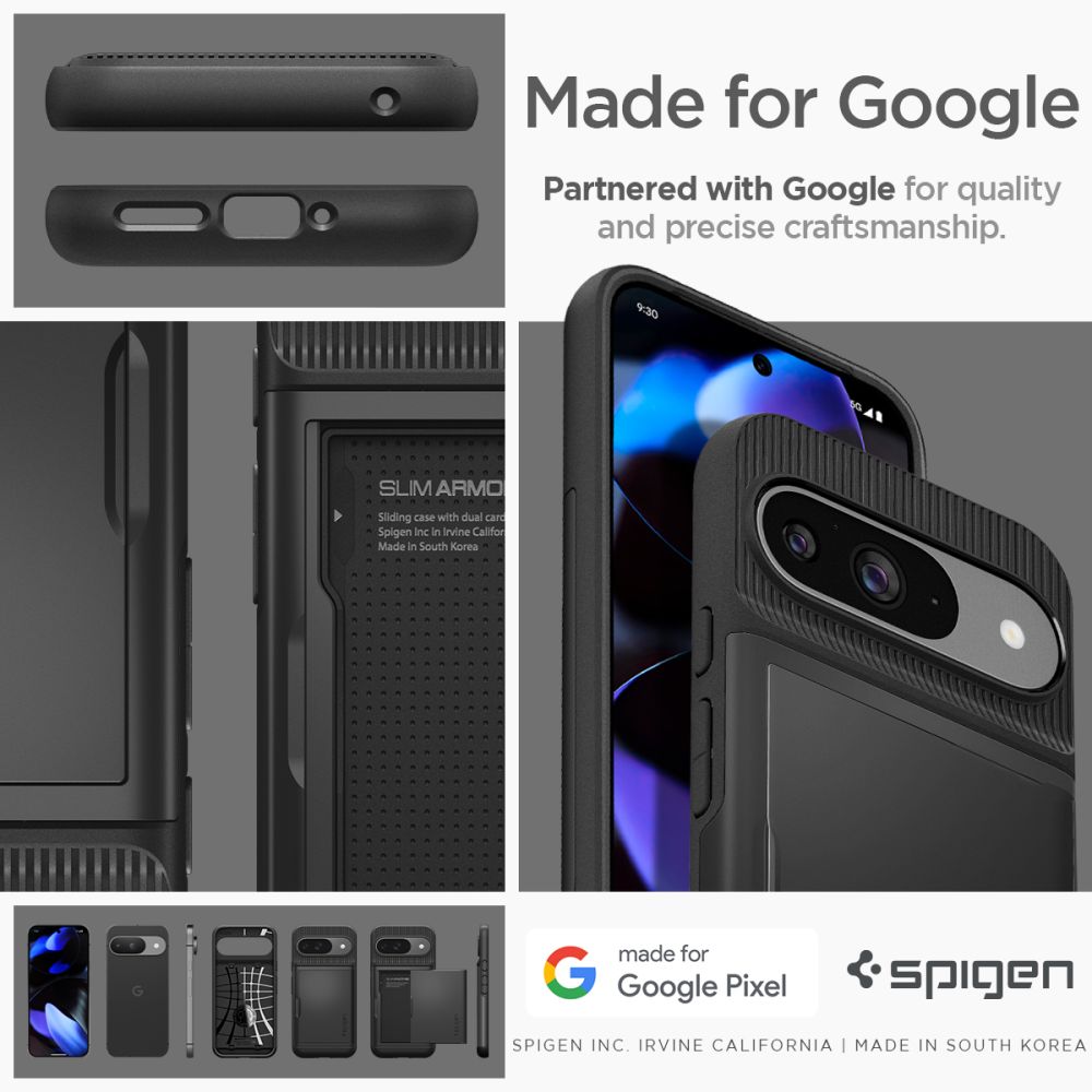 Cover Slim Armor CS Google Pixel 9 Black