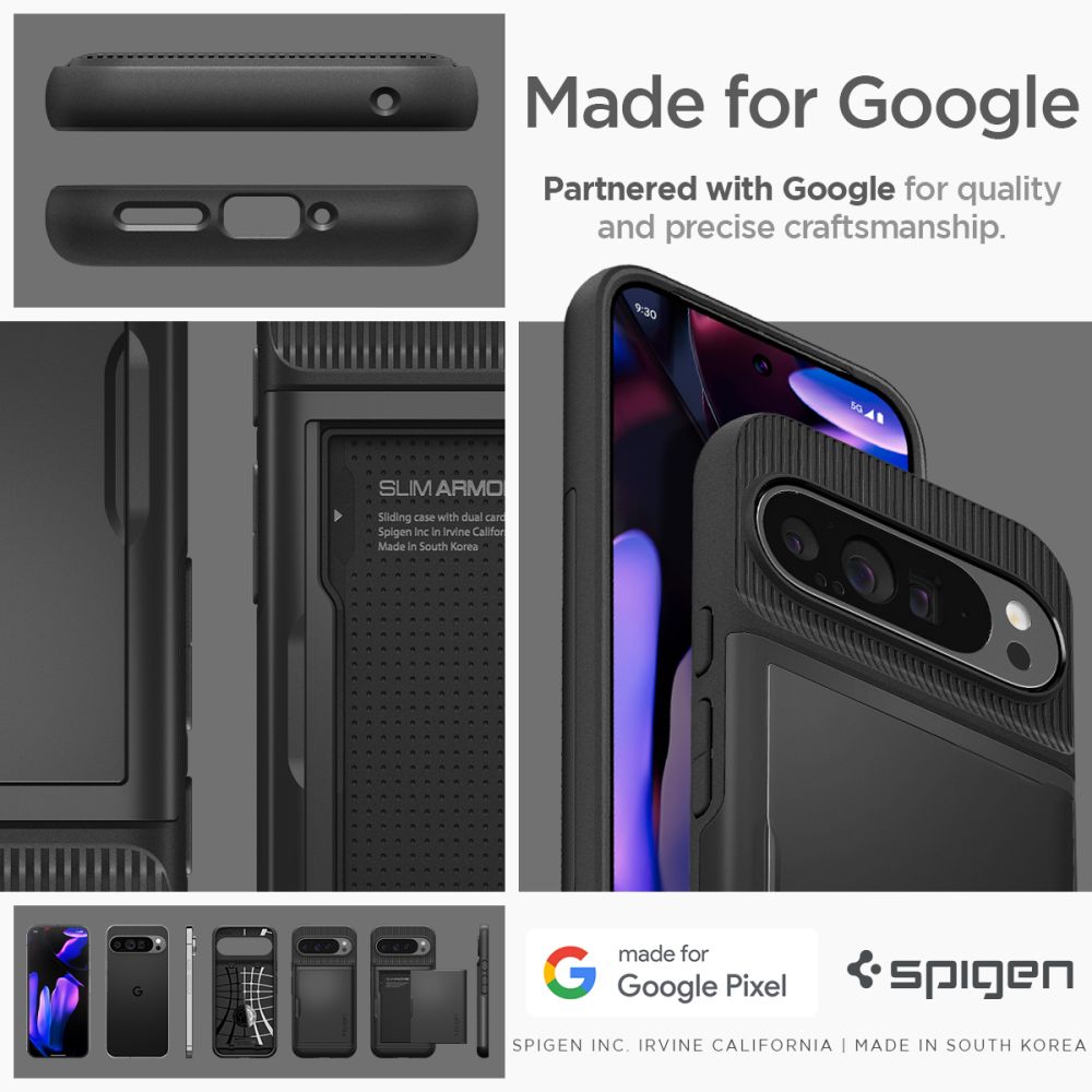 Cover Slim Armor CS Google Pixel 9 Pro XL Black