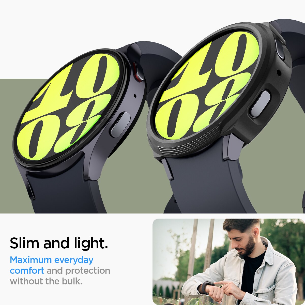 Cover Liquid Air Samsung Galaxy Watch 7 40mm Black