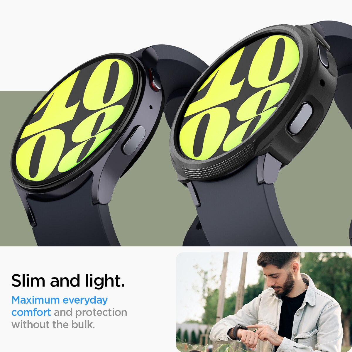 Cover Liquid Air Samsung Galaxy Watch 7 44mm Black