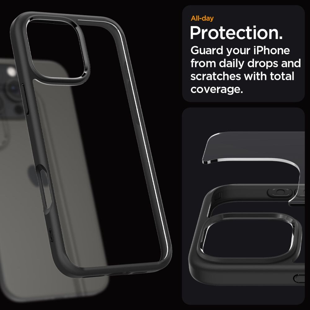 Cover Ultra Hybrid iPhone 16 Pro Matte Black