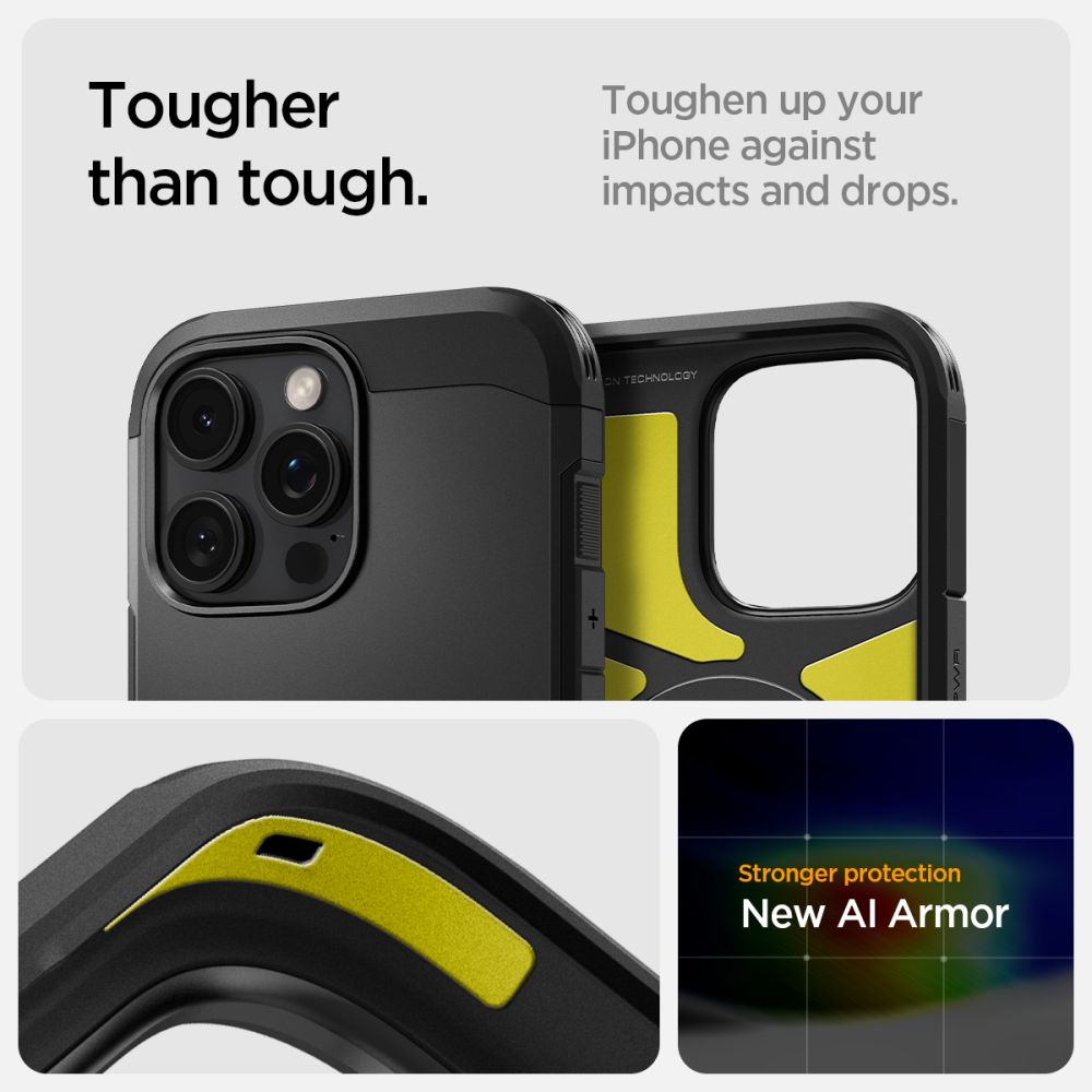 Cover Tough Armor MagSafe iPhone 16 Pro Max Black