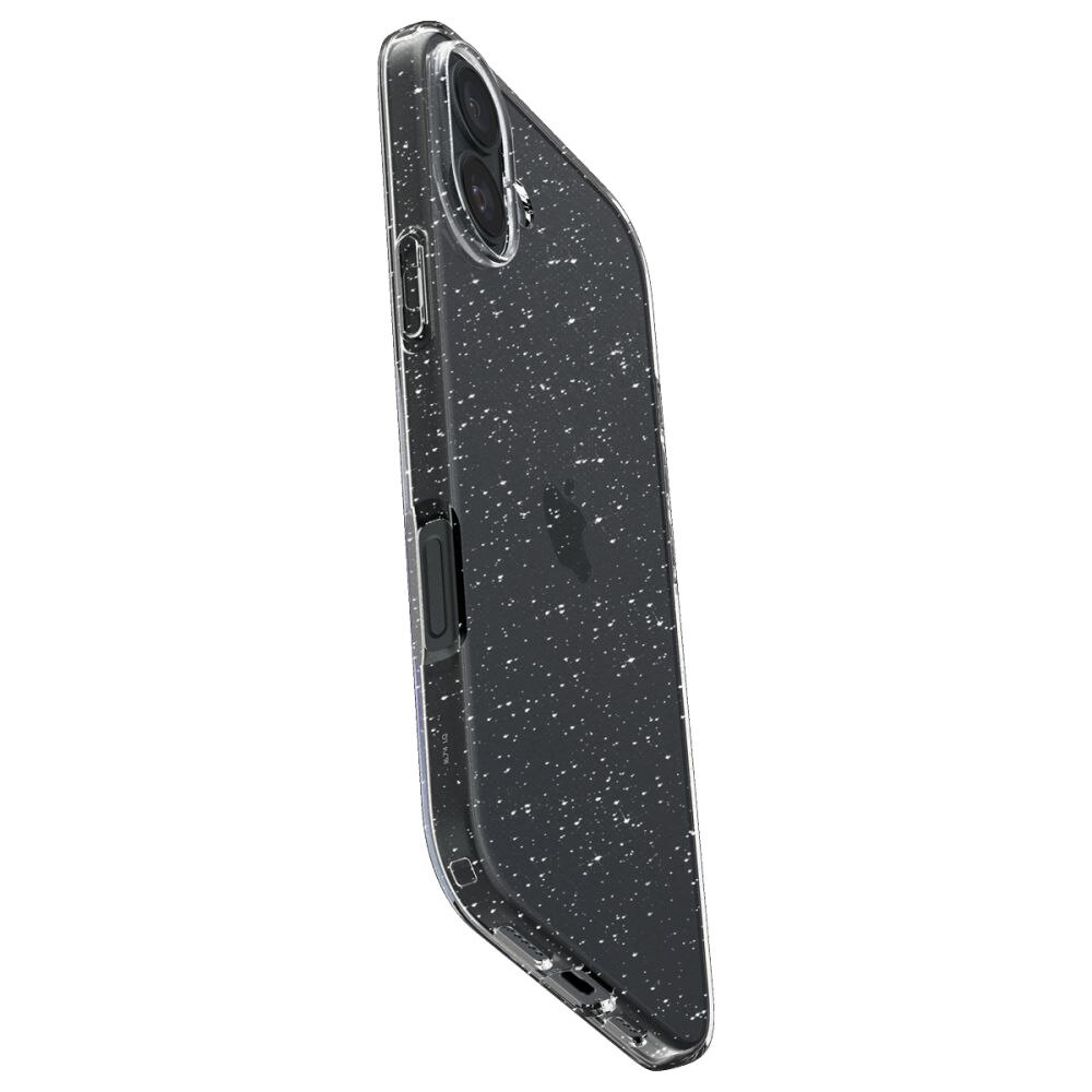 Cover Liquid Crystal iPhone 16 Glitter Crystal