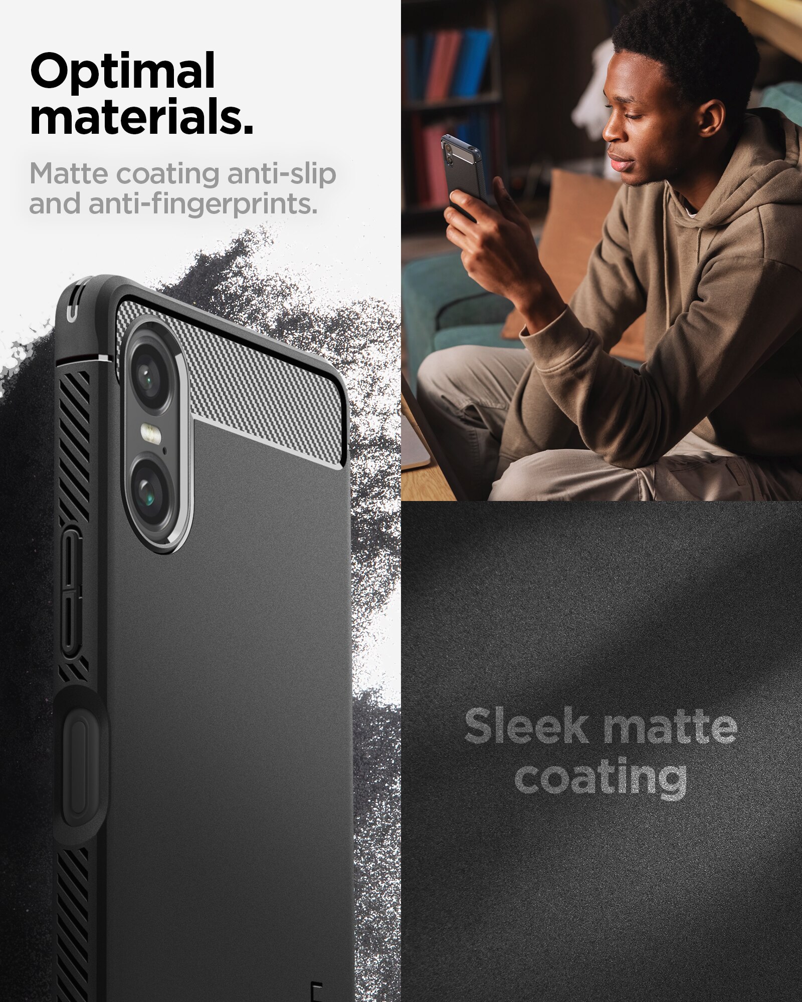 Case Rugged Armor Sony Xperia 10 VI Black